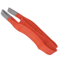 Elingue plate avec boucles 150 mm 5T 4 mètres rouge