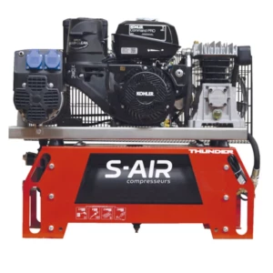 Compresseur thermique essence 7CV avec génératrice 3 kVA NUAIR
